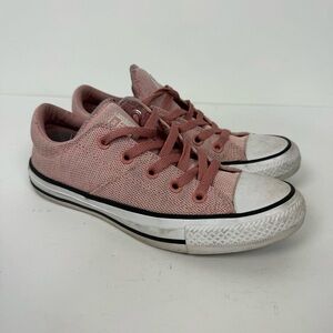 Converse Pink All Star Chuck Taylor Low Top Sneakers Barbie